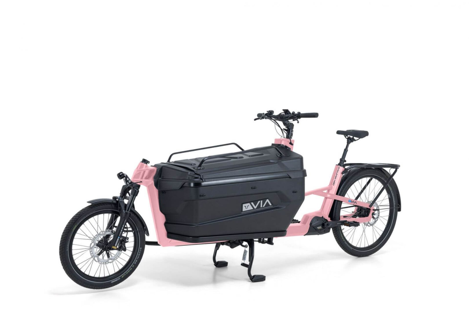 VIA Lastenrad Cargo Farbe Hellrosa