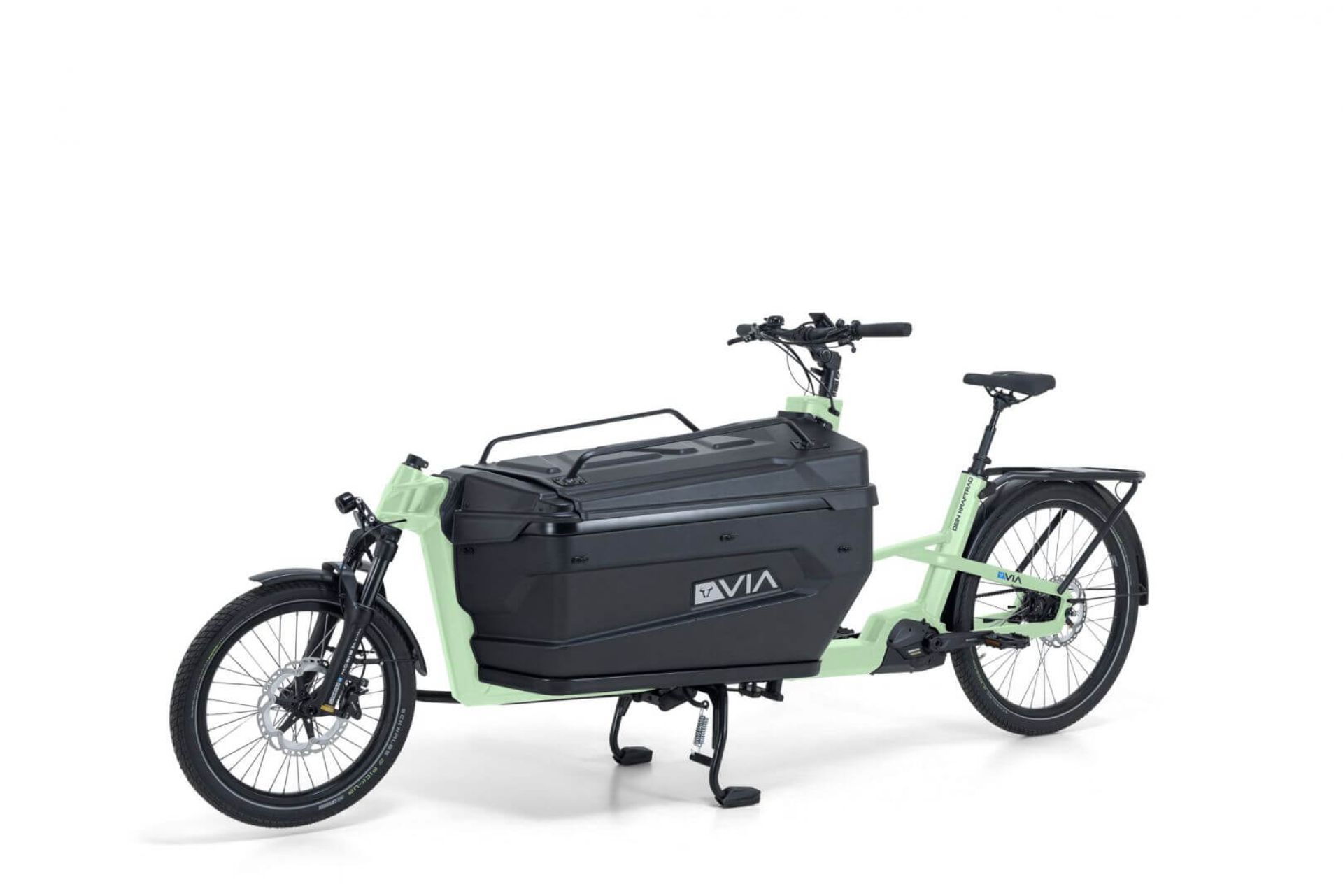 VIA Lastenrad Cargo Farbe Pastellgrün