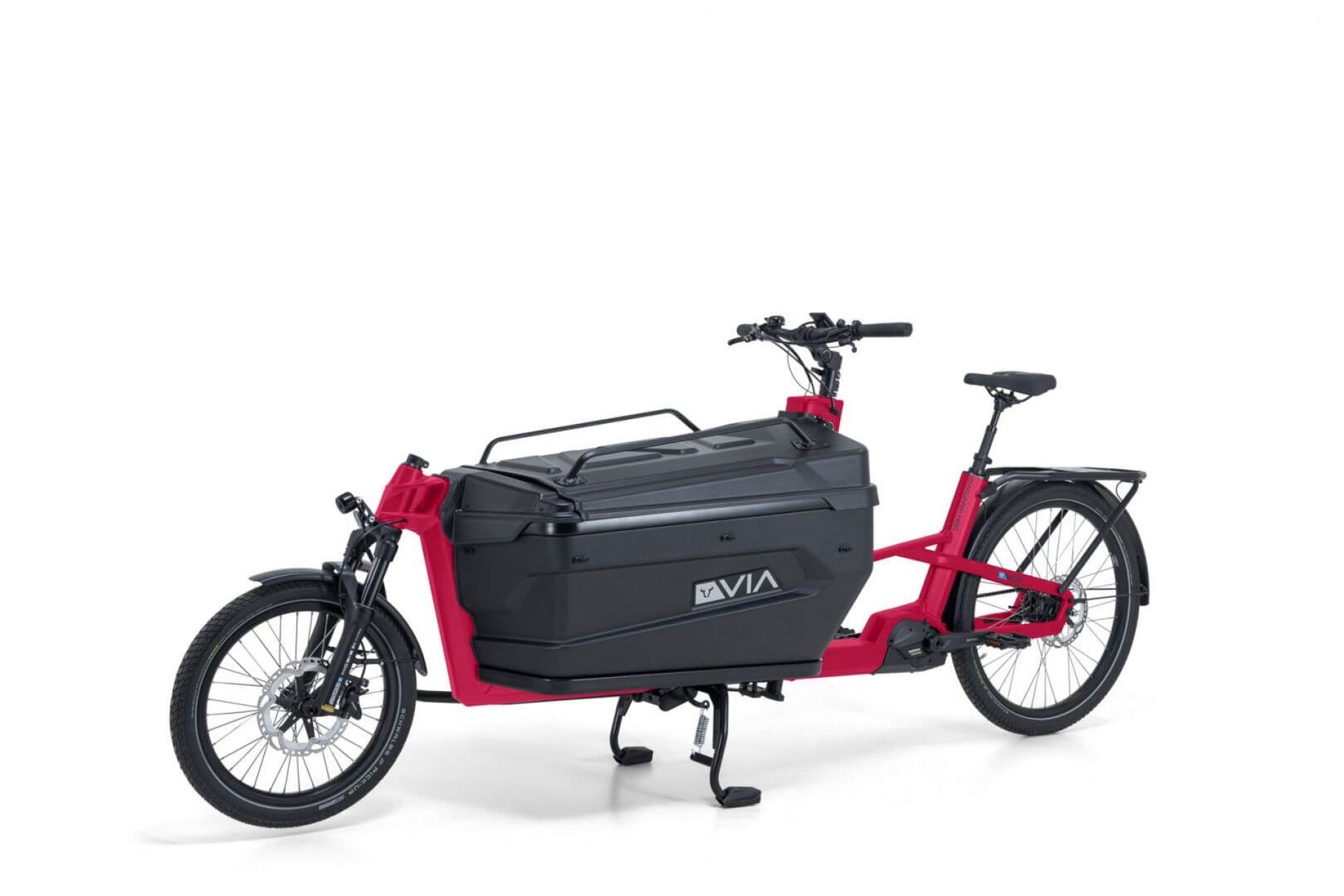 VIA Lastenrad Cargo Farbe Himbeerrot