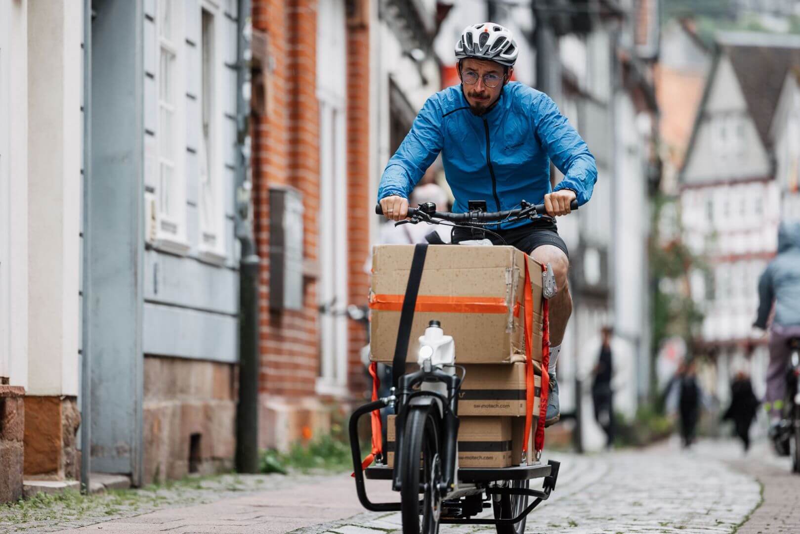Cargobike with boxes