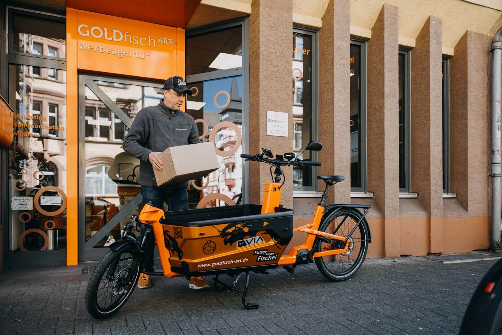 Lastenrad Stadt Transport