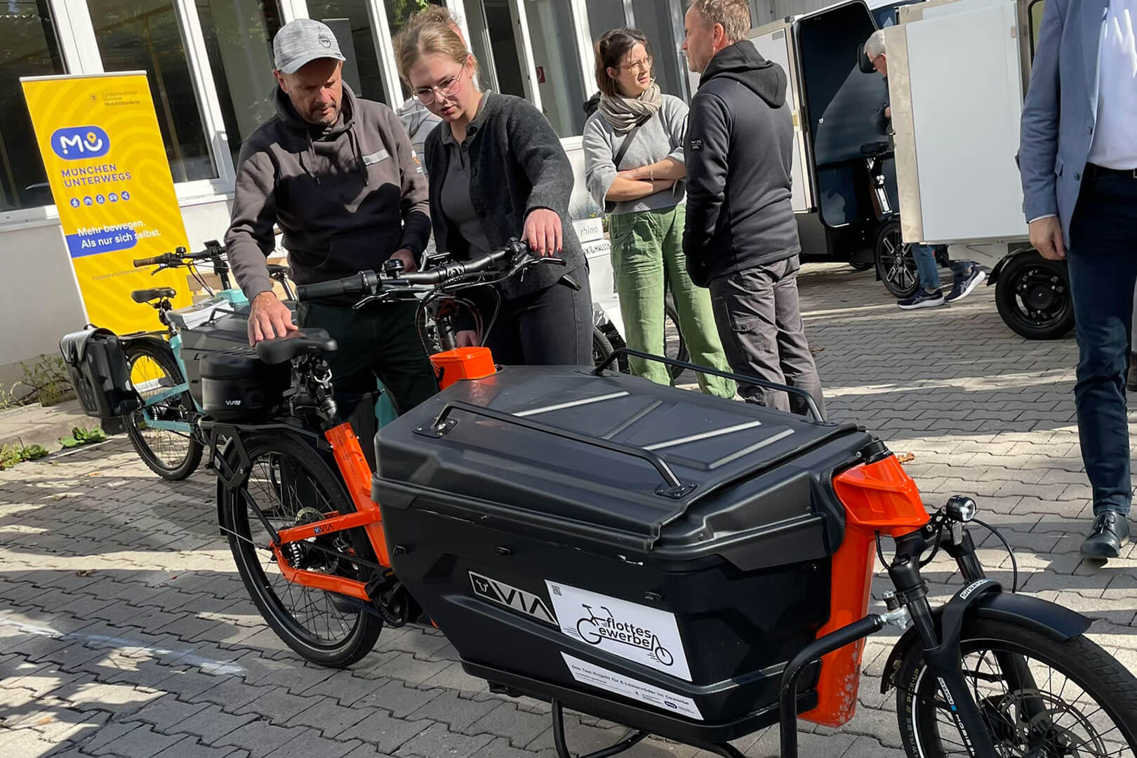 Abfallwirtschaftsbetrieb München VIA Lastenrad