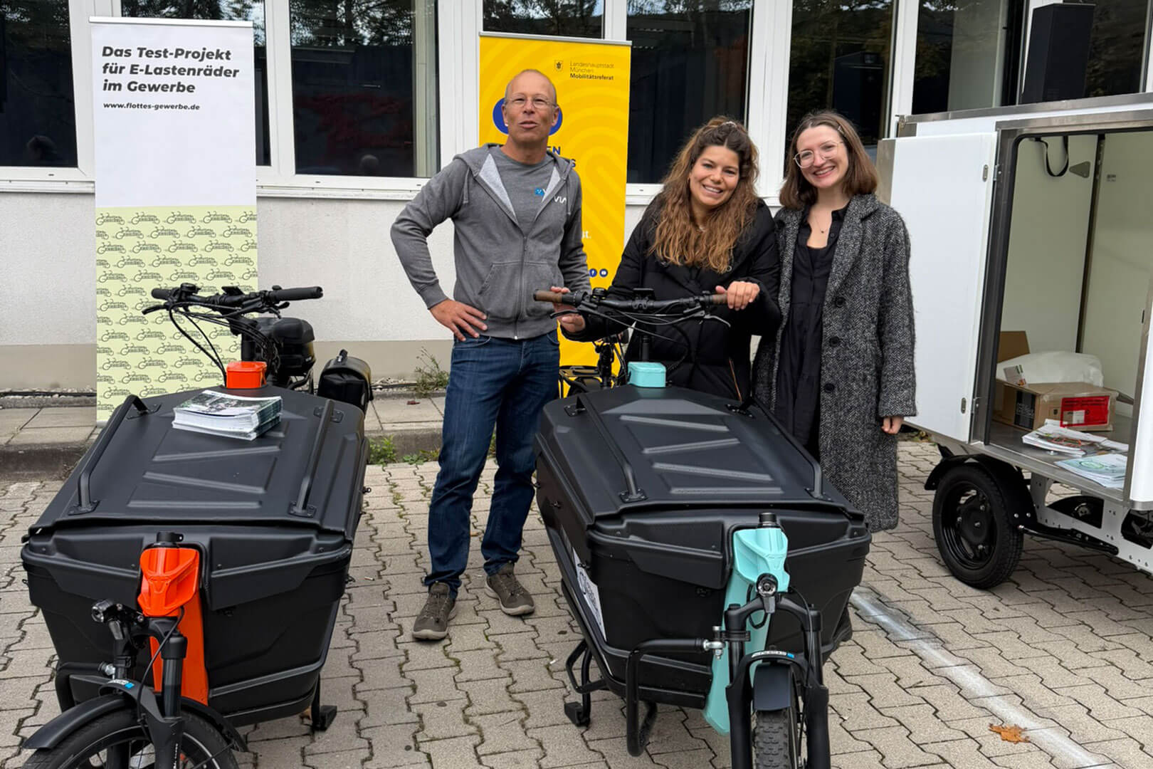 VIA Lastenrad Flottes Gewerbe