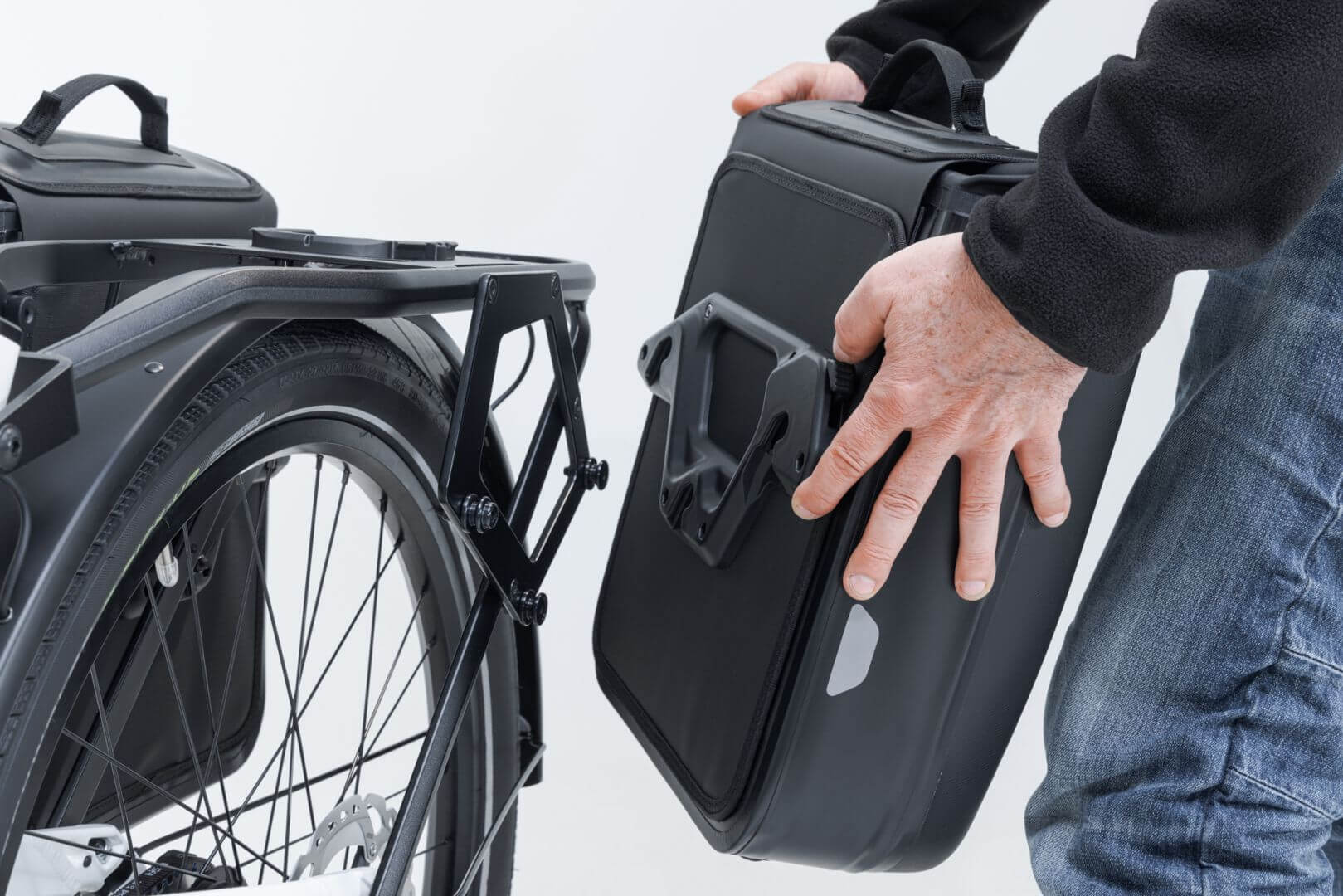 SysBag WP Seitentasche VIA Lastenrad Befestigung