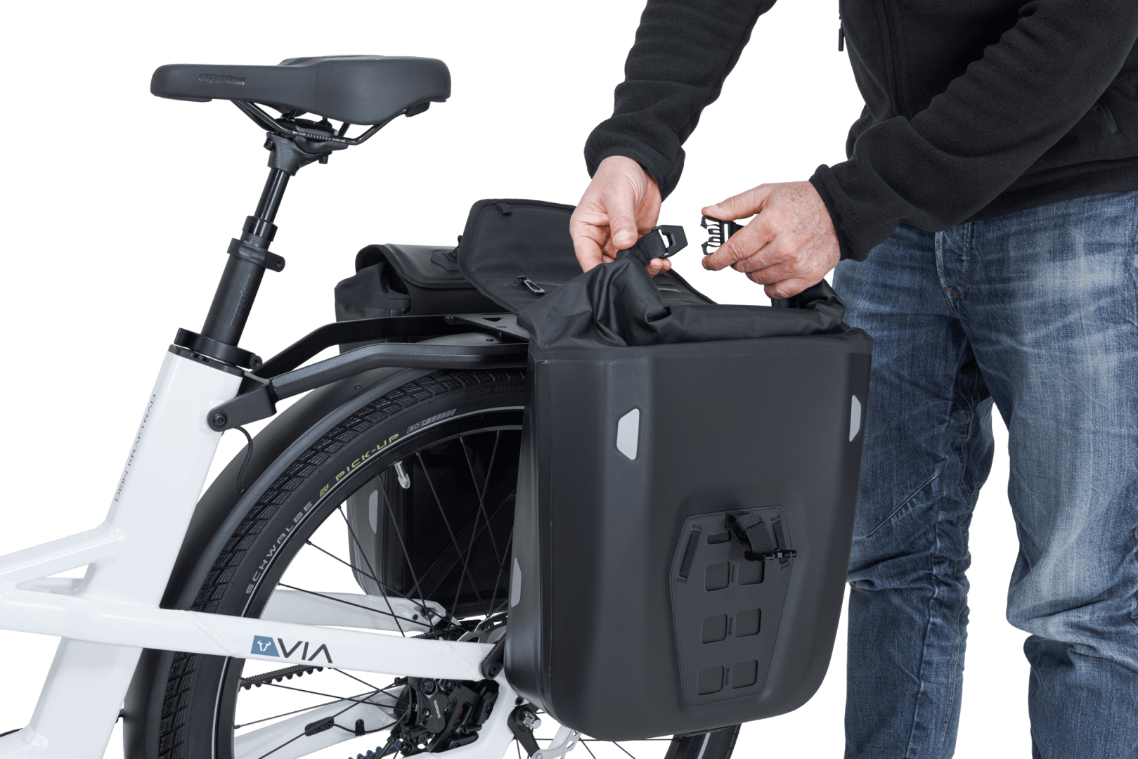SysBag WP Seitentasche VIA Lastenrad Rolltop