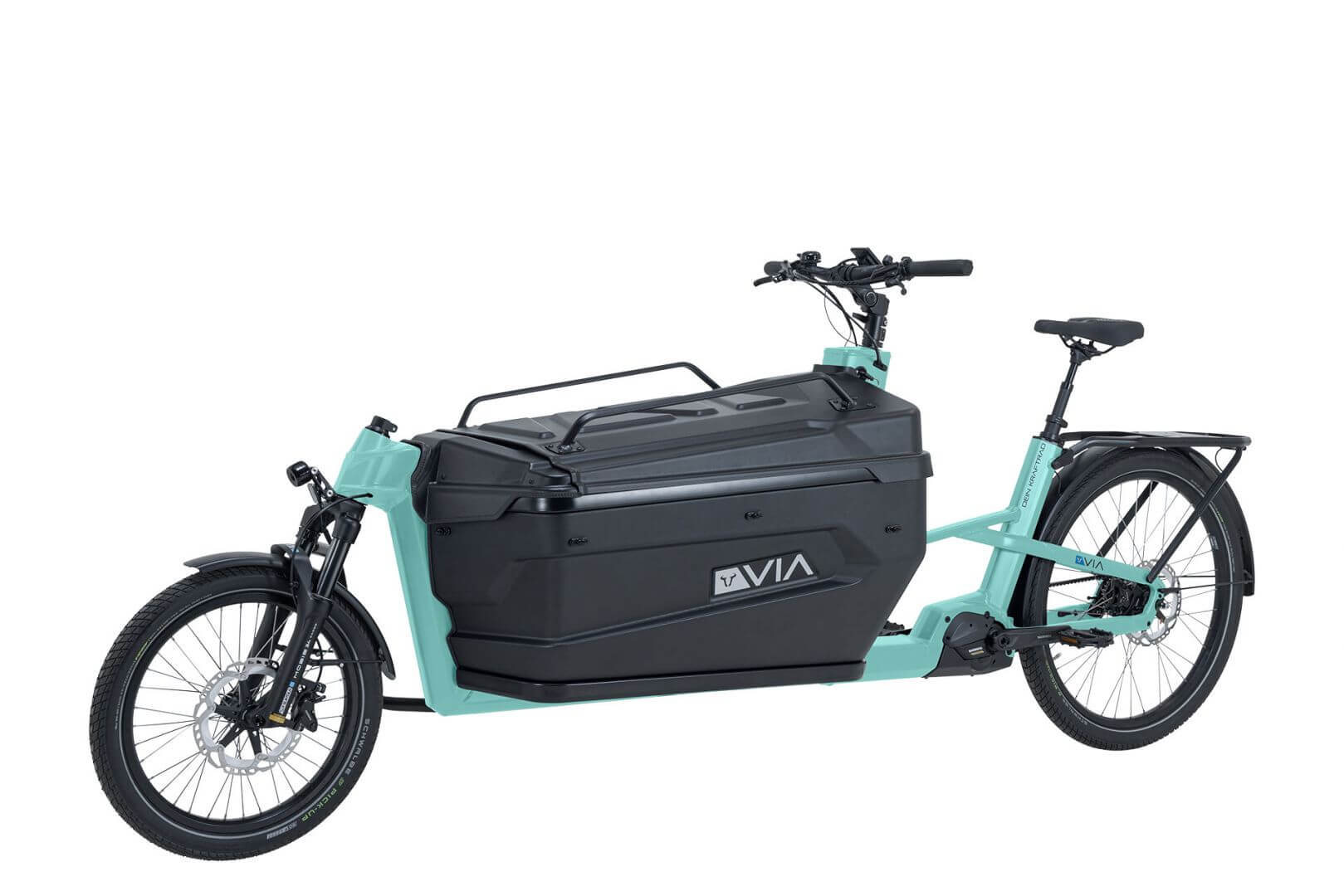 VIA 1 Cargo E-Lastenrad lichtgrün