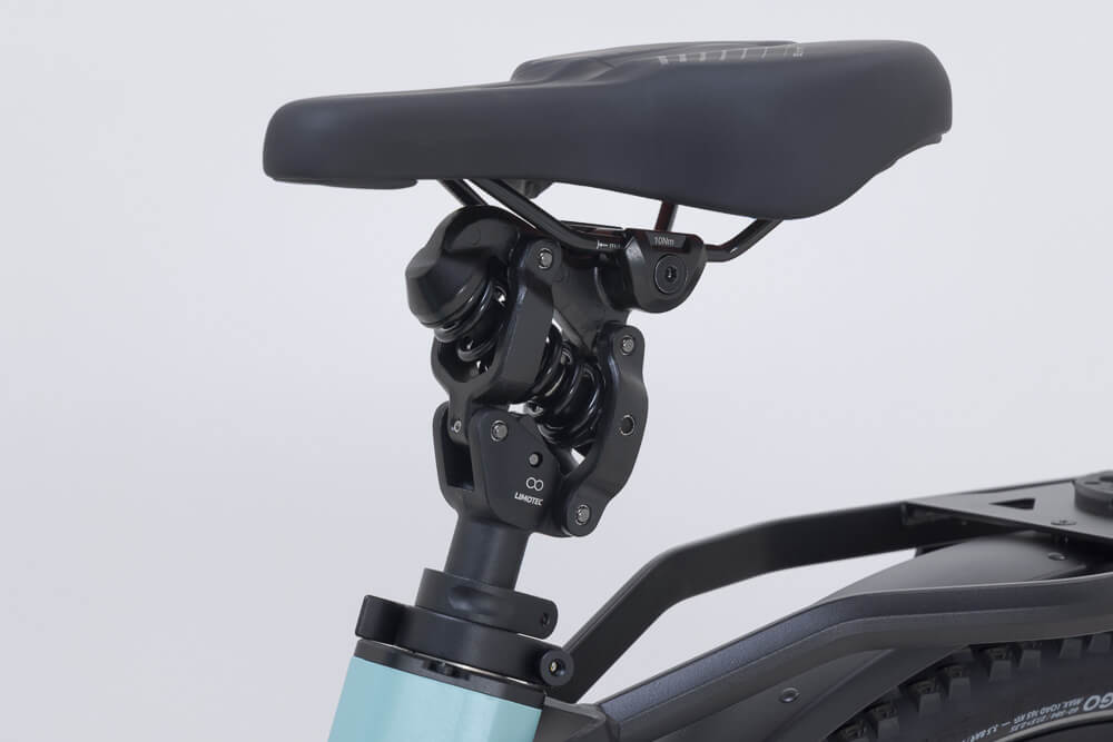 Cargobike suspension seat post